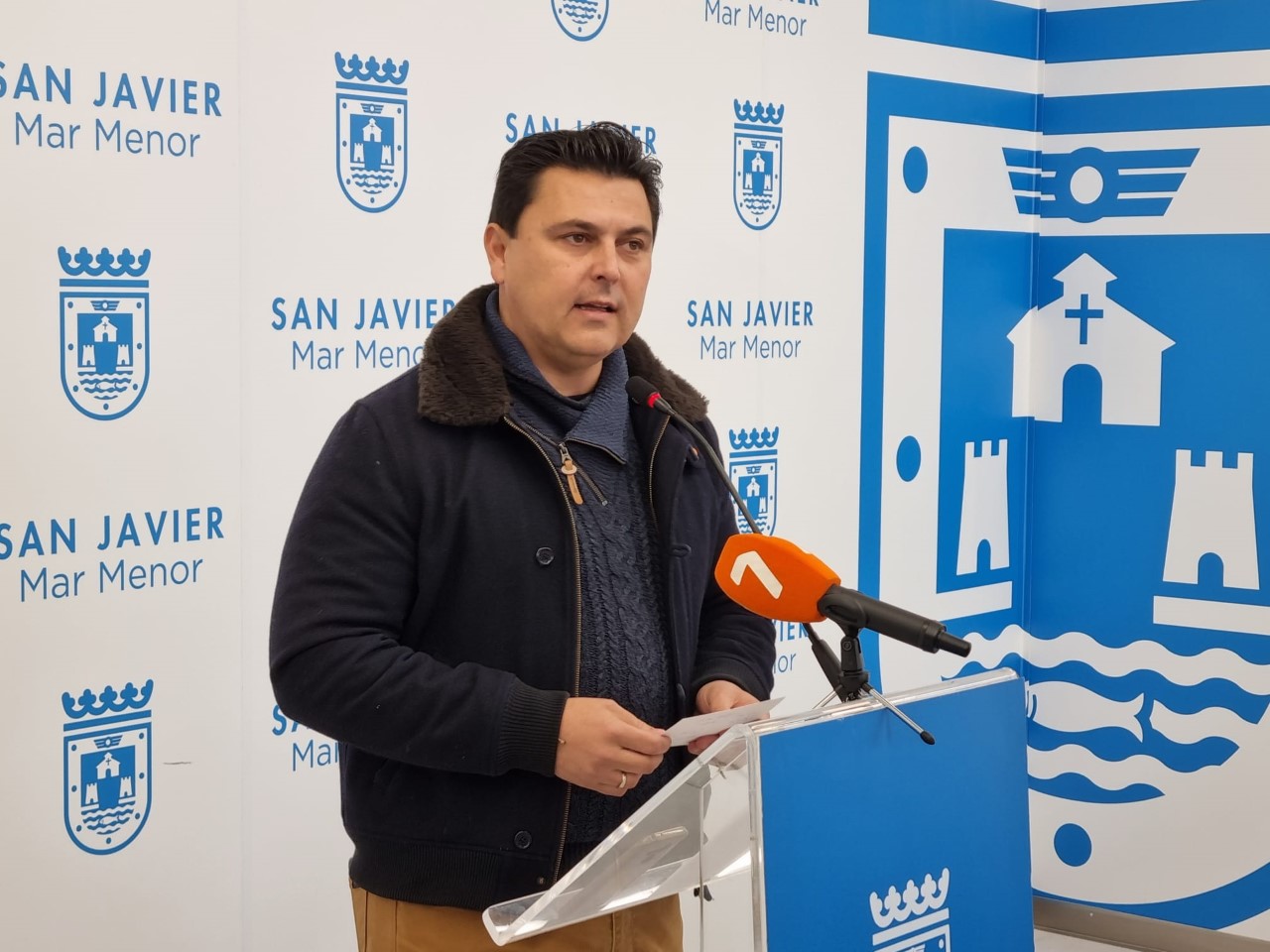 El alcalde de San Javier, José Miguel Luengo se refiere  al recorte del Trasvase como 